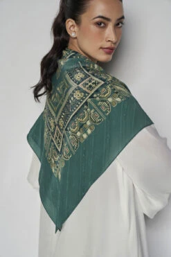 Nokomis Scarf - Green -Anita Dongre F23SP6 Green 3