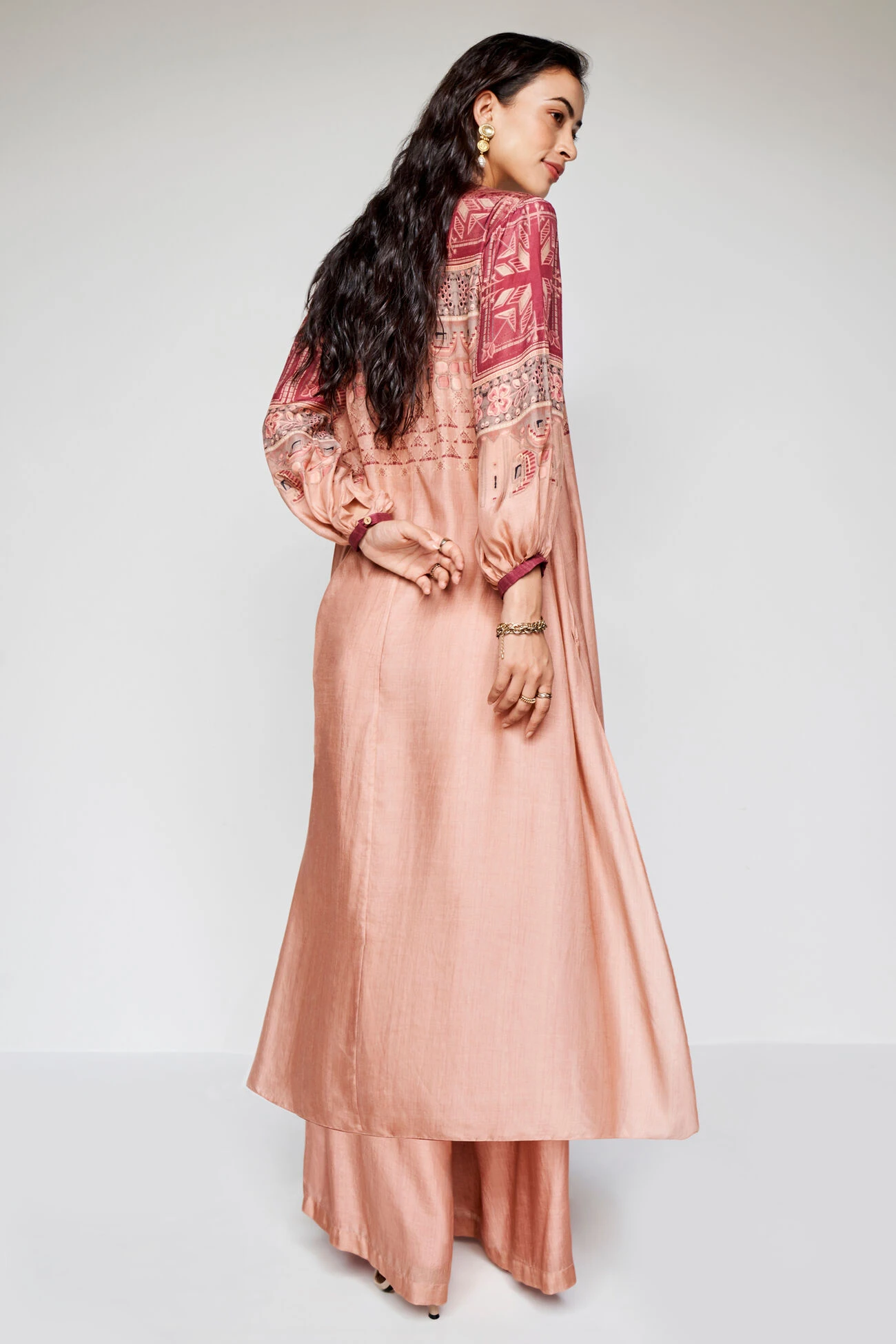 Ava Kurta Set - Onion Pink 6 Ava Kurta Set - Onion Pink - Image 4