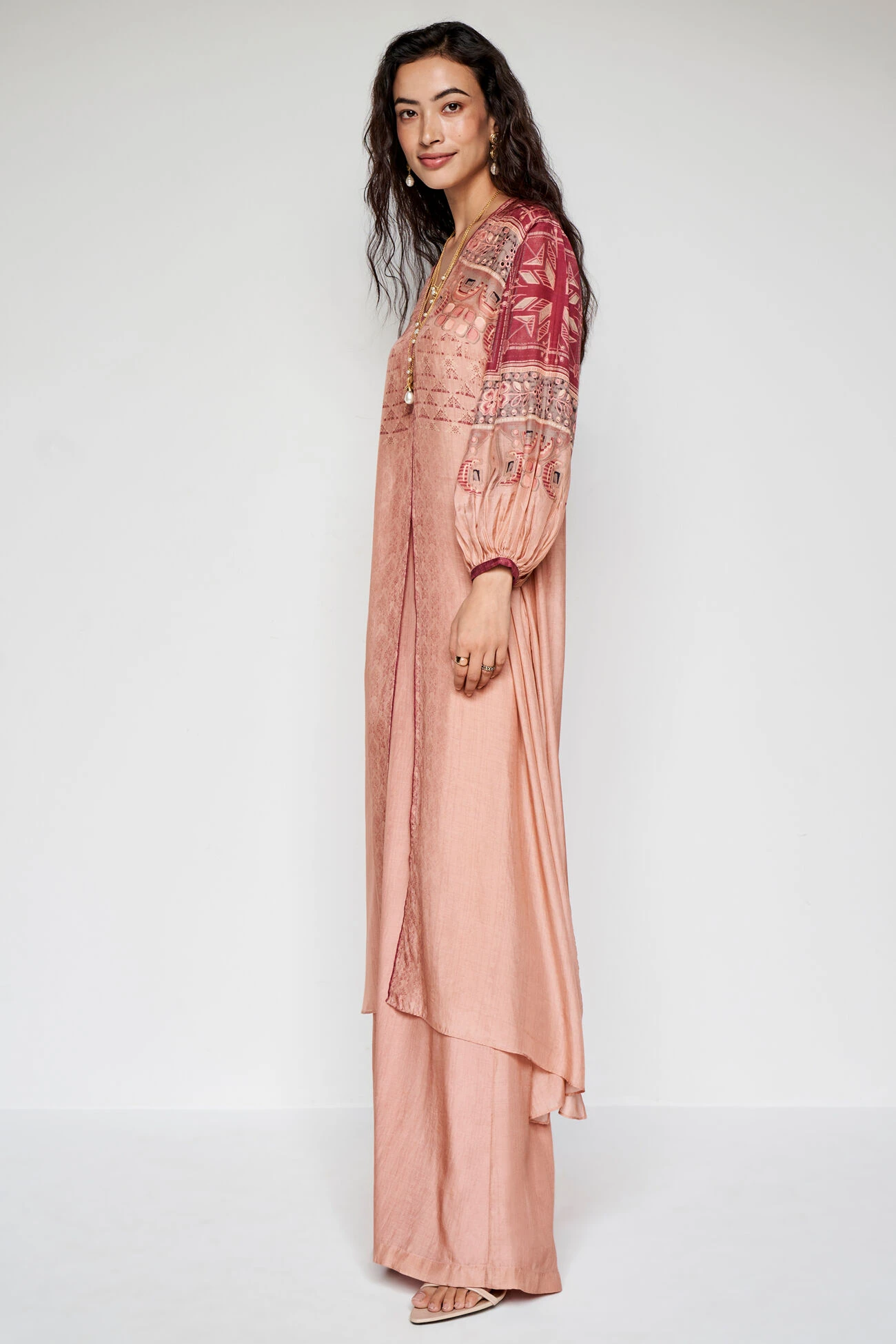 Ava Kurta Set - Onion Pink 4 Ava Kurta Set - Onion Pink - Image 2
