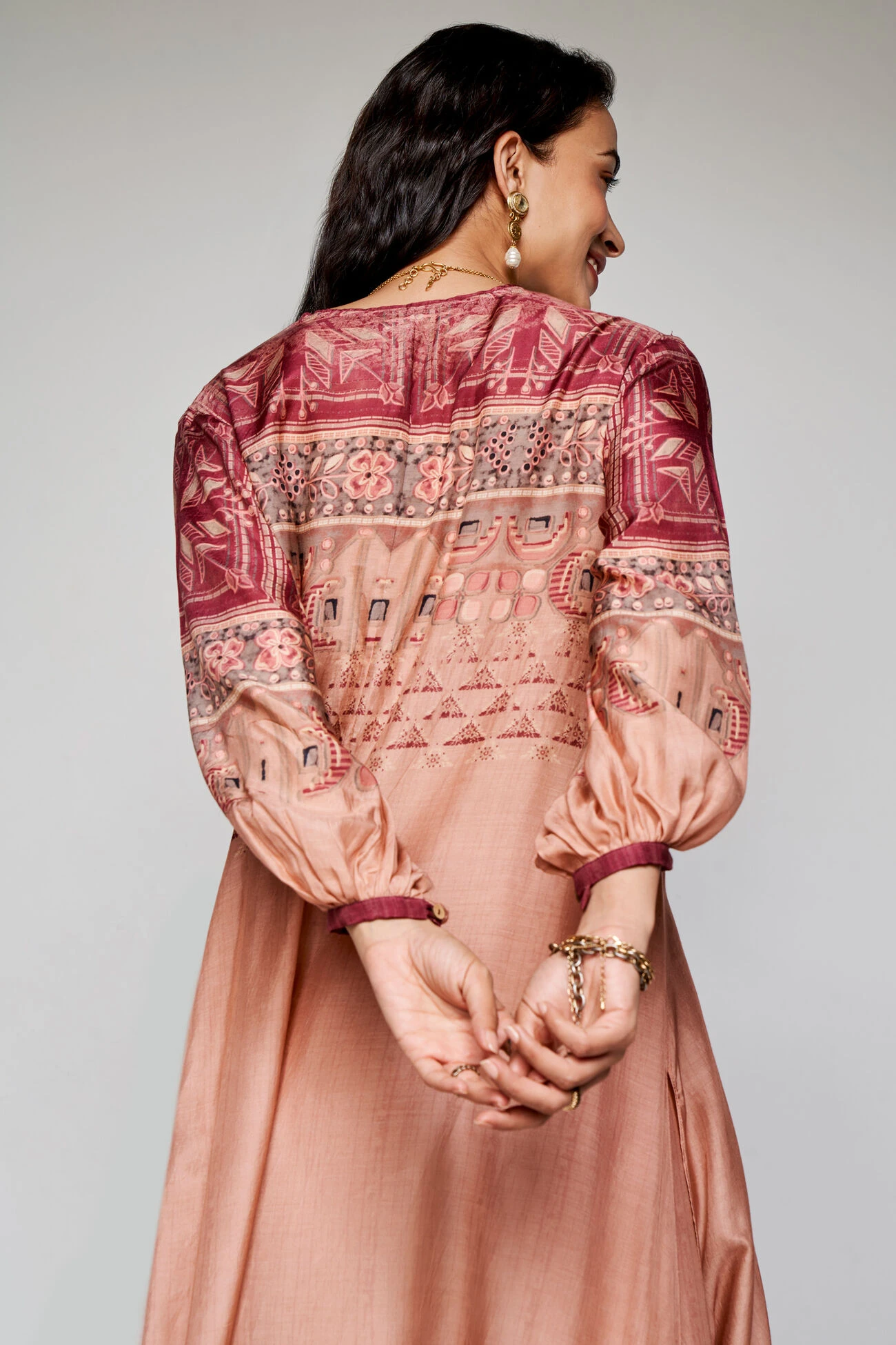 Ava Kurta Set - Onion Pink 8 Ava Kurta Set - Onion Pink - Image 6