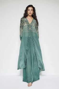 Ava Kurta Set - Green