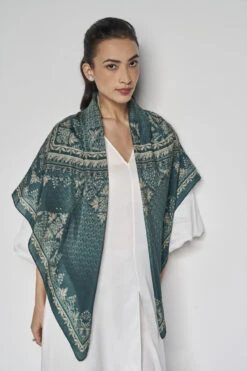 Emlyn Scarf - Green -Anita Dongre F23SP802 Green 3