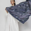 Shezan Scarf - Blue 1 Shezan Scarf - Blue -Anita Dongre F23SP805 Blue 1