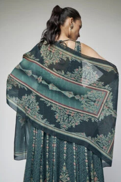 Mayin Scarf - Green -Anita Dongre F23SP81 3