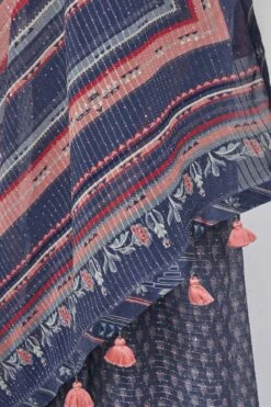 Bluesette Saree Set - Blue 17 Bluesette Saree Set - Blue -Anita Dongre F23SP90 Blue 8