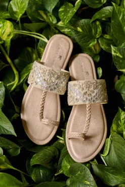 Kinari Kolhapuris - Gold