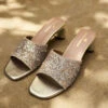 Golden Blossom Heels - Gold -Anita Dongre Golden20Blossom Gold 1