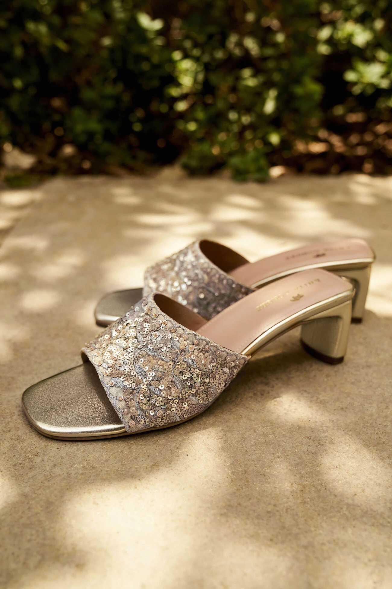 Golden Blossom Heels - Gold 6 Golden Blossom Heels - Gold - Image 4