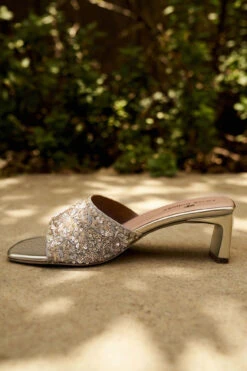 Golden Blossom Heels - Gold 12 Golden Blossom Heels - Gold -Anita Dongre Golden20Blossom Gold 5