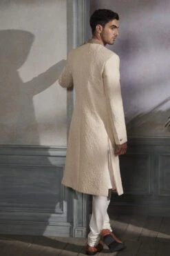 Paksha Sherwani – Ivory -Anita Dongre S21SR26FSBS Ivory 2