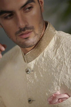 Paksha Sherwani – Ivory -Anita Dongre S21SR26FSBS Ivory 4