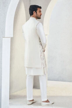 Dhruvam Nehru Jacket - Ivory 10 Dhruvam Nehru Jacket - Ivory -Anita Dongre S23B1RS OffWhite 3