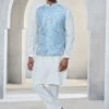 Nivan Nehru Jacket - Powder Blue -Anita Dongre S23B2RS Powderblue 1