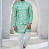 Anay Nehru Jacket - Sage Green -Anita Dongre S23B5LF Sage20Green 1