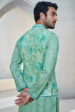 Anay Nehru Jacket - Sage Green -Anita Dongre S23B5LF Sage20Green 5