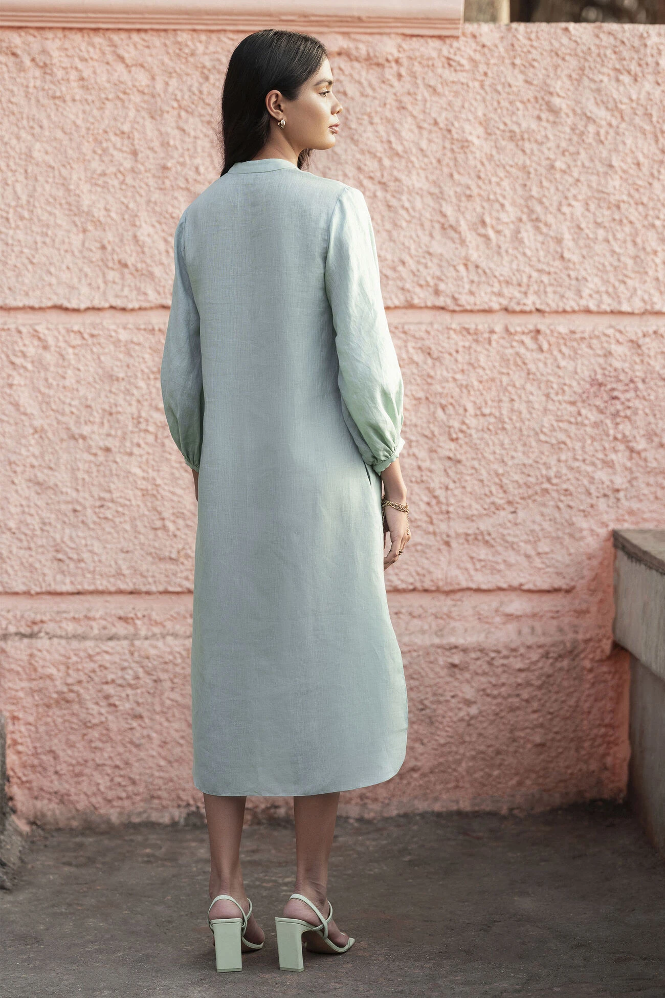 Daydream Dress - Sea Green 4 Daydream Dress - Sea Green - Image 2