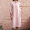 Daydream Dress - Rosewood -Anita Dongre S23G507 RoseWood 1