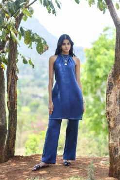 Brooke Incut Coord - Blue