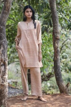 Chevron Tunic Coord - Brick