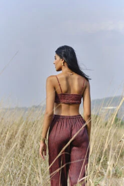 Breeze Overlayer Coord - Brick -Anita Dongre S23G727A 20brick 5