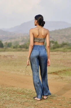 Breeze Overlayer Coord - Indigo Blue -Anita Dongre S23G727A indigo20blue 5