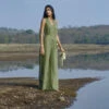 Ease Tassel Jumpsuit - Olive -Anita Dongre S23G745 olive 1