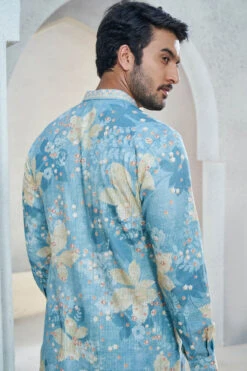 Revaan Kurta - Powder Blue -Anita Dongre S23K11LF Powder20Blue 6