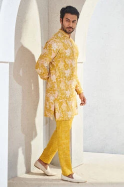 Malhar Kurta - Mustard -Anita Dongre S23K12LF Mustard 2