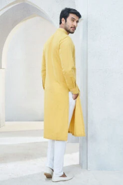 Faris Kurta - Mustard 10 Faris Kurta - Mustard -Anita Dongre S23K13CL Mustard 3