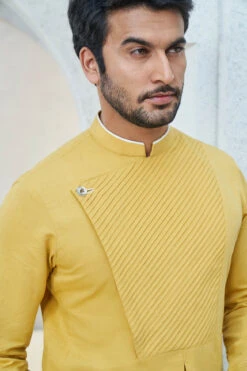 Faris Kurta - Mustard 11 Faris Kurta - Mustard -Anita Dongre S23K13CL Mustard 4