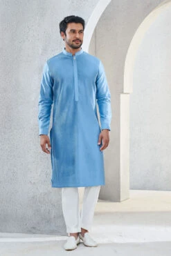 Affan Kurta - Blue