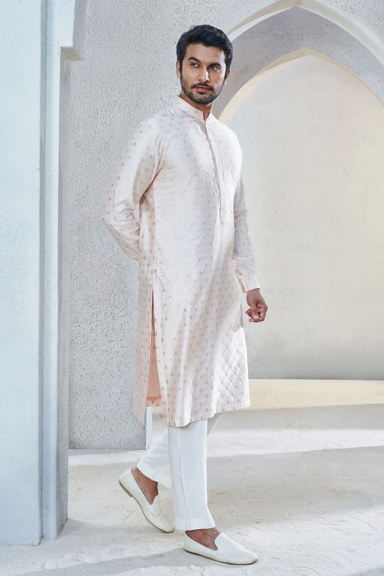 Alman Kurta - Pink 4 Alman Kurta - Pink - Image 2
