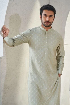 Alman Kurta - Sage -Anita Dongre S23K18BS Sage 4