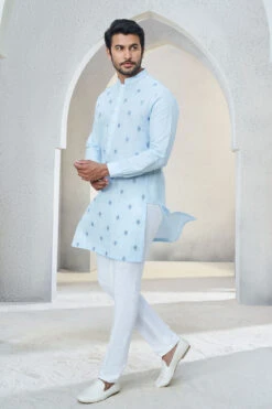 Keshav Kurta - Powder Blue 10 Keshav Kurta - Powder Blue -Anita Dongre S23K1CL Powder20Blue 2