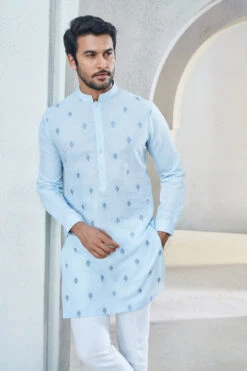 Keshav Kurta - Powder Blue 12 Keshav Kurta - Powder Blue -Anita Dongre S23K1CL Powder20Blue 4