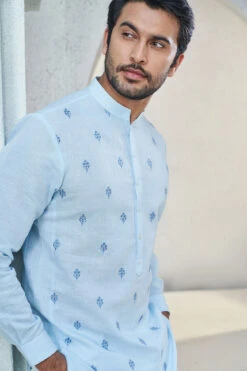Keshav Kurta - Powder Blue 13 Keshav Kurta - Powder Blue -Anita Dongre S23K1CL Powder20Blue 5