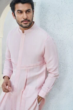 Saihaj Kurta - Rose Wood -Anita Dongre S23K5C Rose 5