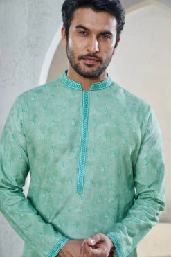Viyaan Kurta - Sage Green -Anita Dongre S23K8LF Sagegreen 5