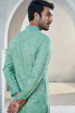 Viyaan Kurta - Sage Green -Anita Dongre S23K8LF Sagegreen 6