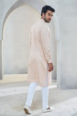 Shray Kurta - Salmon 9 Shray Kurta - Salmon -Anita Dongre S23K9LF Salmon 3