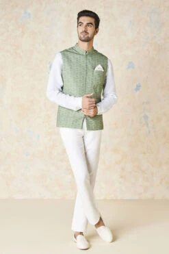 Nimay Nehru Jacket - Green