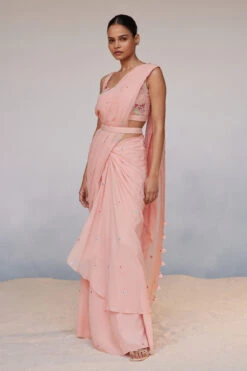 Asterope Saree - Pink