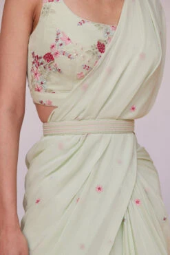 Asterope Saree - Pista 14 Asterope Saree - Pista -Anita Dongre S23MA153 Pista 6