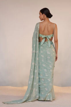 Iqra Saree - Sage -Anita Dongre S23R222A Sage 3