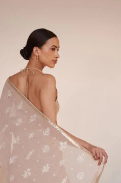 Iqra Saree - Flesh 14 Iqra Saree - Flesh -Anita Dongre S23R222SC Flesh 5