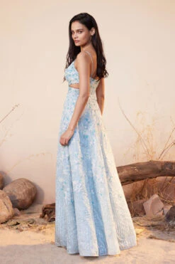 Izana Gown - Blue -Anita Dongre S23R51 PowderBlue 3
