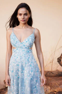 Izana Gown - Blue -Anita Dongre S23R51 PowderBlue 4