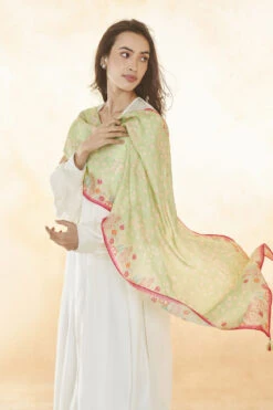 Shyla Dupatta - Sage -Anita Dongre S23RS003S Sage 3