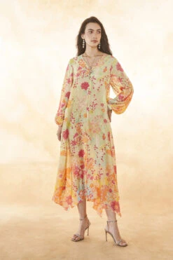 Juliette Tunic Dress - Lime