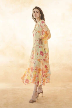 Juliette Tunic Dress - Lime -Anita Dongre S23RS003 Lime 3